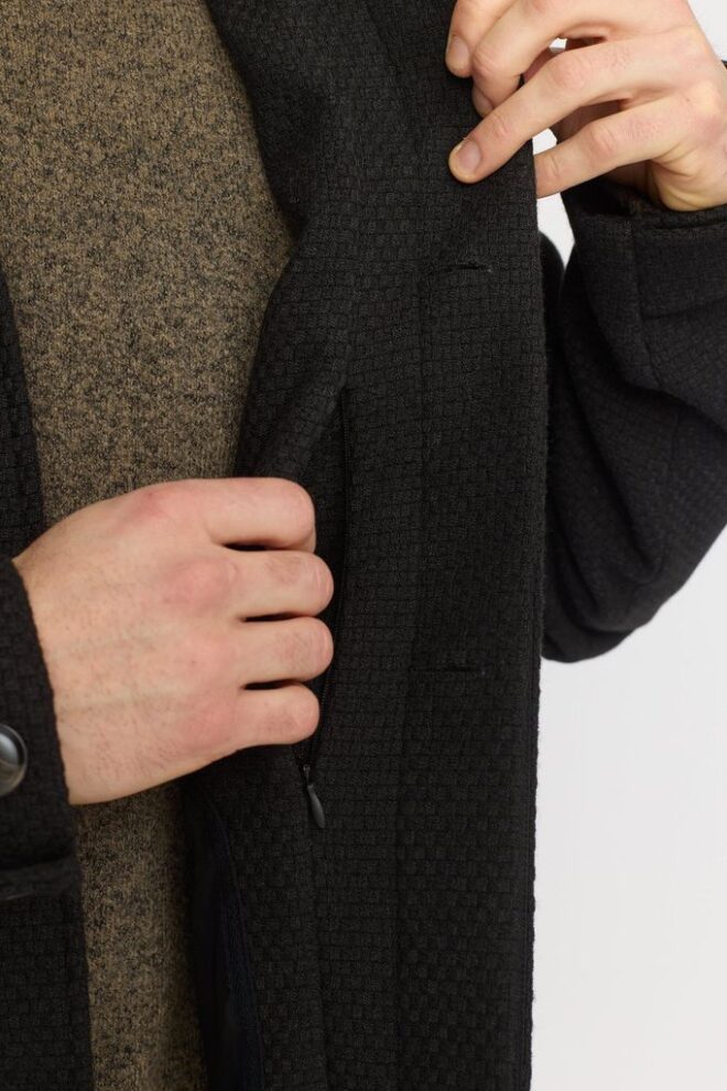 MANTEL 7884 MAC COAT BLACK