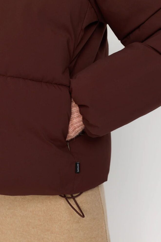 JACKE 77293 SHORT PUFFER BURGUNDY