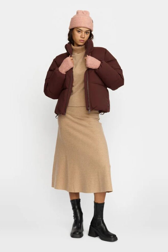 JACKE 77293 SHORT PUFFER BURGUNDY