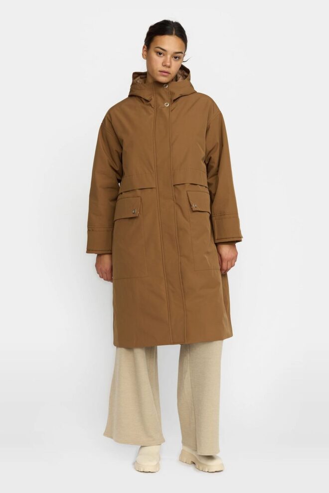 JACKE 77337 PARKA COAT BROWN