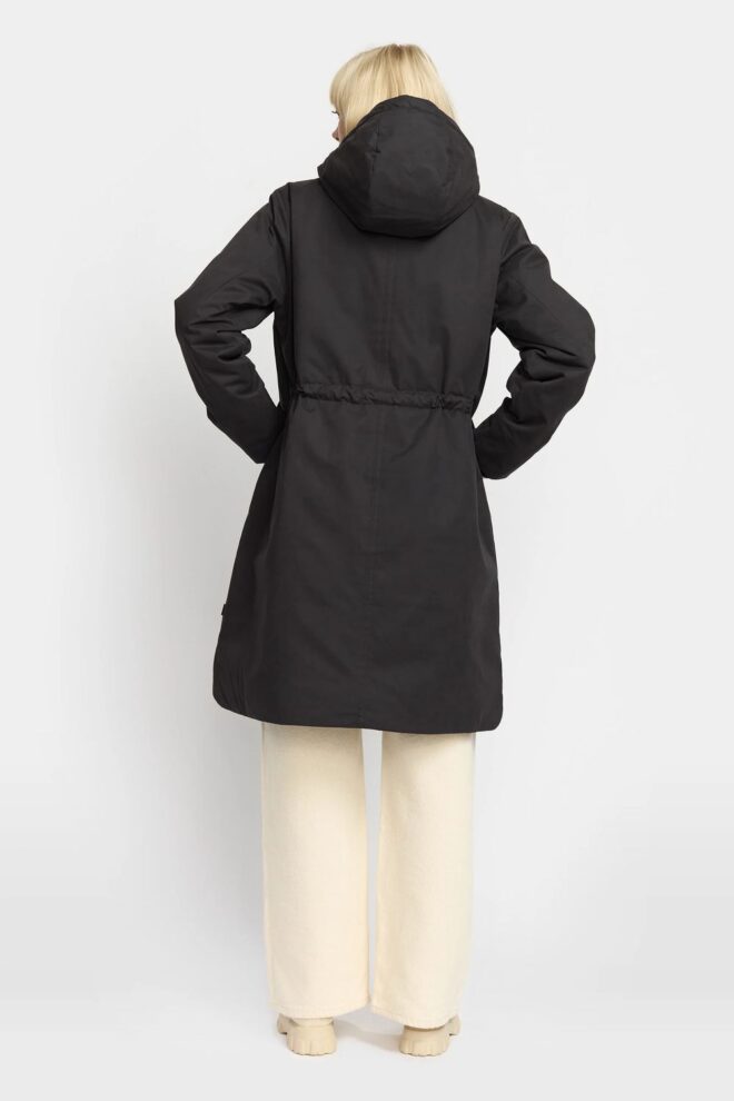 JACKE 77340 HOODED PARKA BLACK