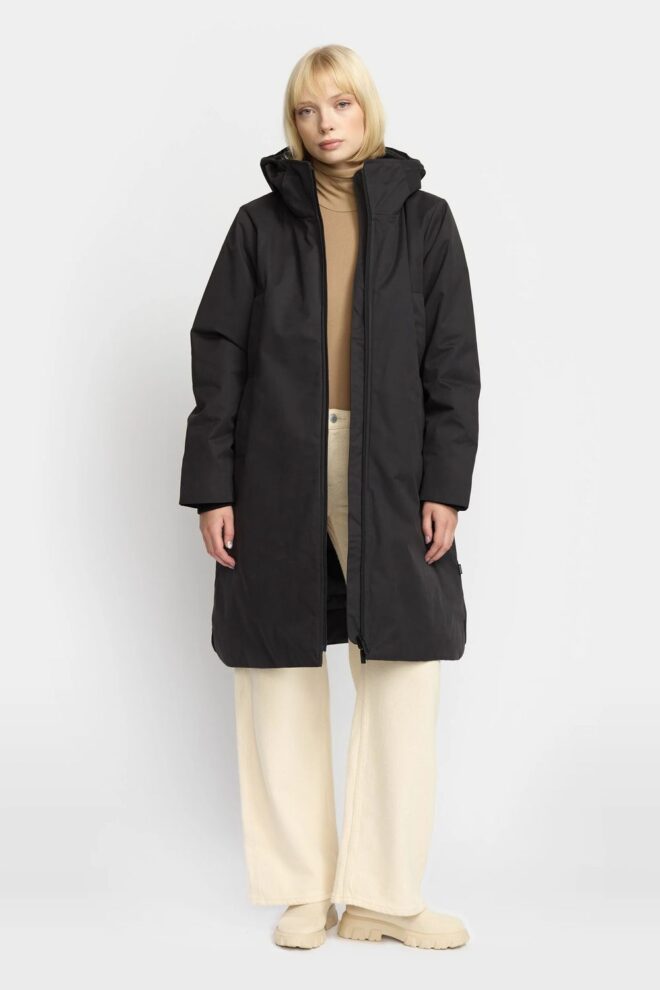 JACKE 77340 HOODED PARKA BLACK
