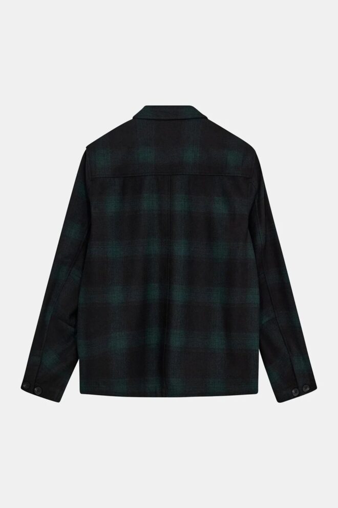 HEMD AKOSCAR WOOLEN OVERSHIRT FOREST