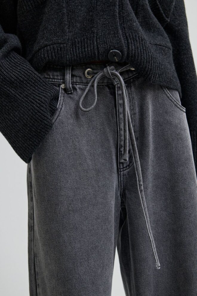 JEANS IRVIN DENIM JEANS DARK GREY