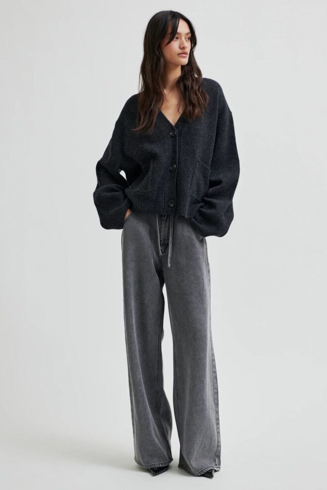 JEANS IRVIN DENIM JEANS DARK GREY