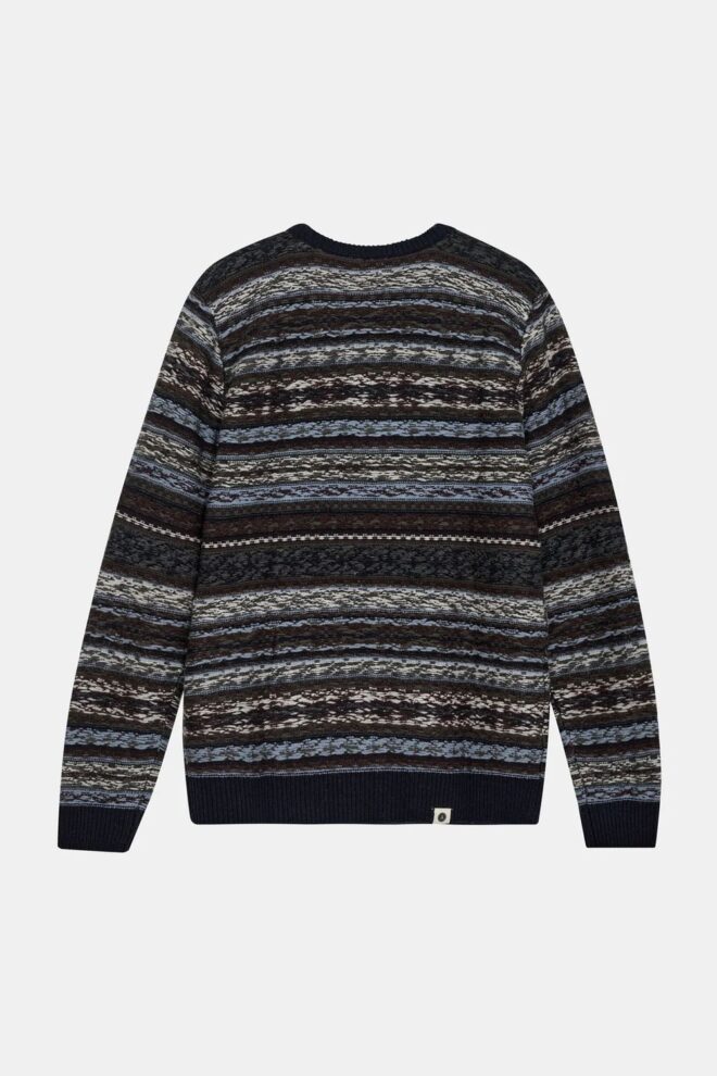 PULLOVER AKSUNE REVERSE KNIT SKY