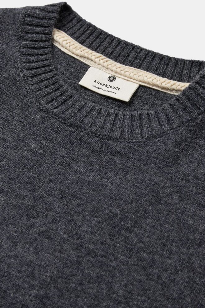 PULLOVER AKPETER MERINO DARK GREY