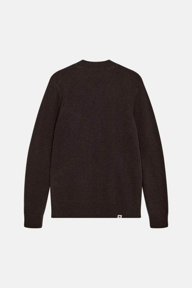 WESTE AKSVEND CARDIGAN MULCH
