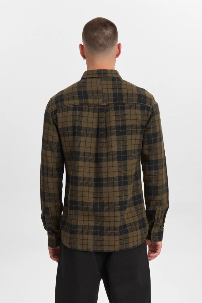 HEMD AKLEIF CHECK FOREST