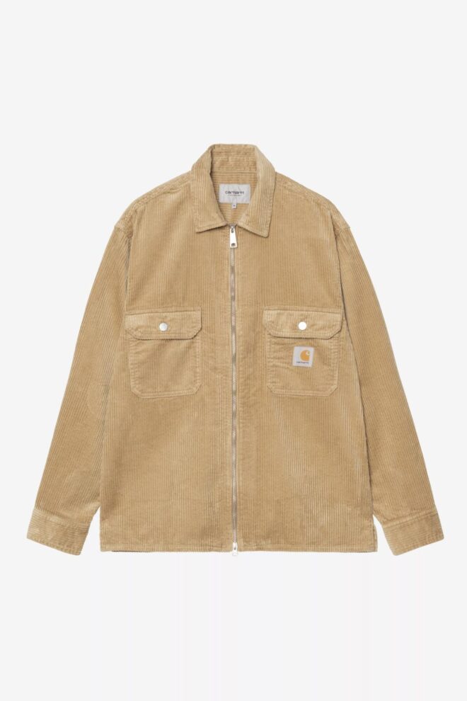 HEMD REYNOLD SHIRT LEATHER RINSED