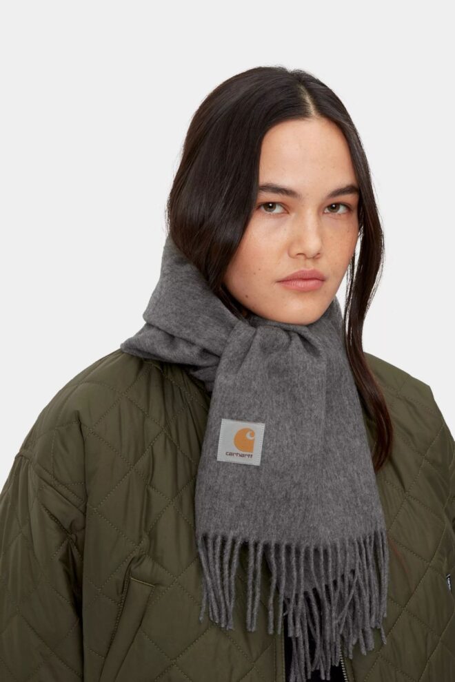 SCHAL CLAN SCARF DARK GREY
