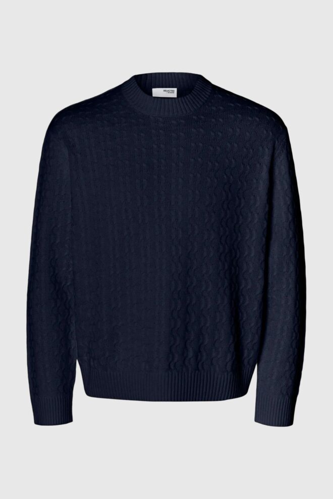 PULLOVER 16098365 SLHPHILIP LS SKY CAPTAIN