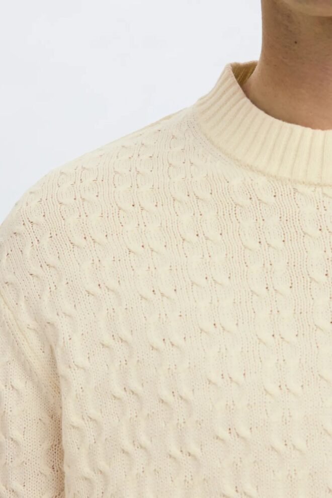 PULLOVER 16098365 SLHPHILIP EGRET