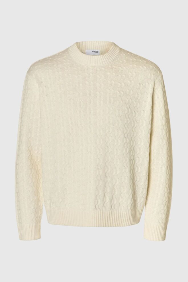 PULLOVER 16098365 SLHPHILIP EGRET