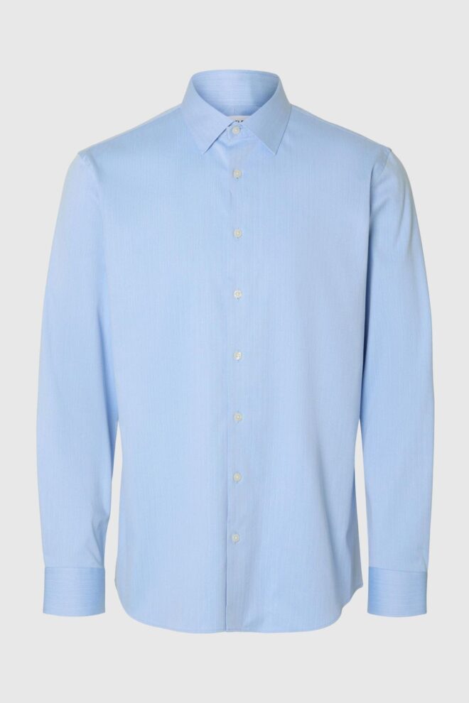 HEMD 16092939 PERF SHIRT LIGHT BLUE