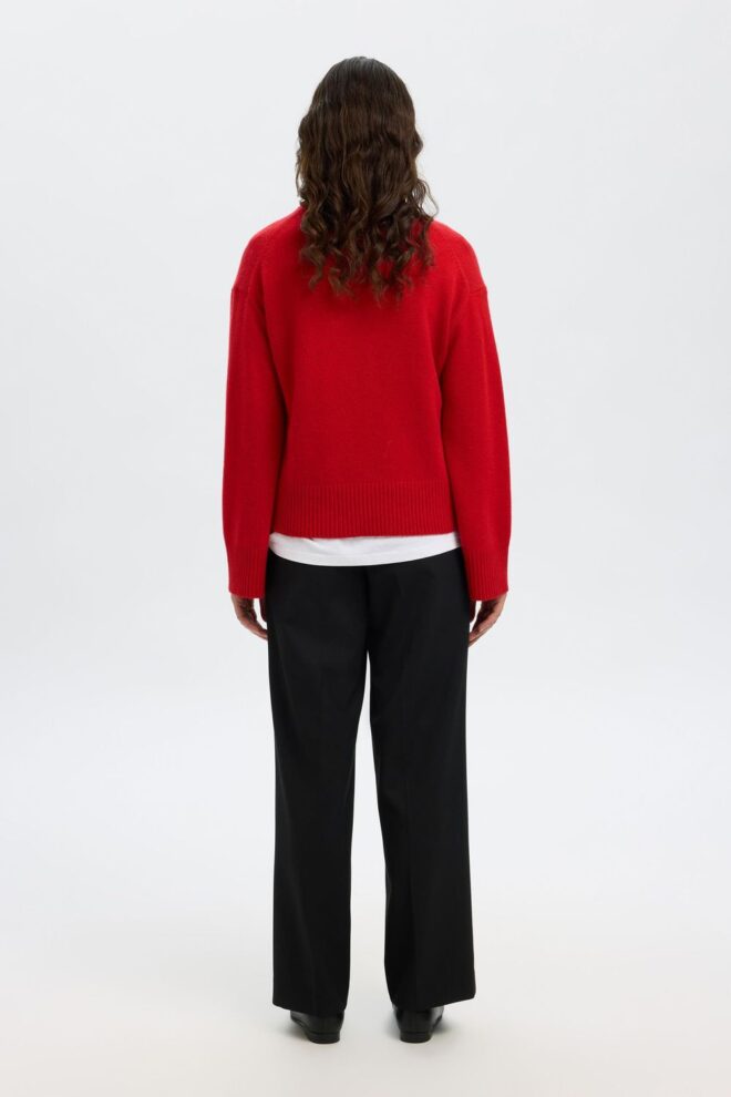 PULLOVER 16098176 SLFCILLE RED