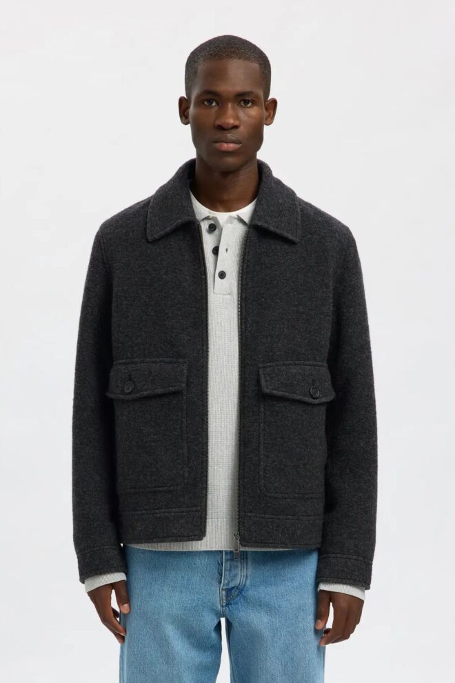 JACKE 16098263 SLHJAKOB GREY