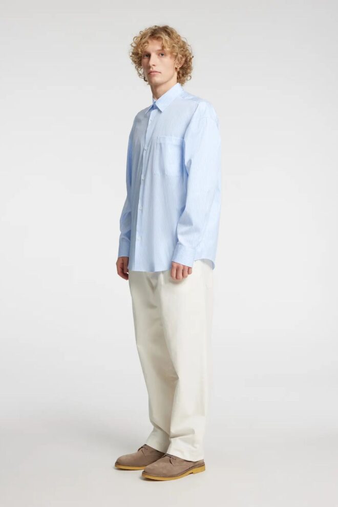 HEMD 16096732 ANRVOLUND BLUE STRIPE CASH