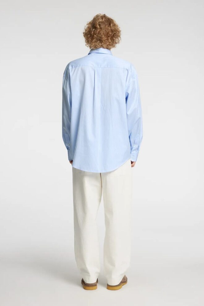 HEMD 16096732 ANRVOLUND BLUE STRIPE CASH