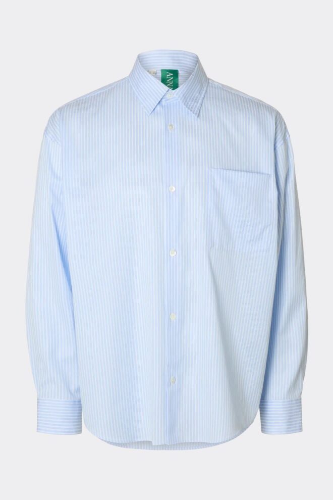 HEMD 16096732 ANRVOLUND BLUE STRIPE CASH