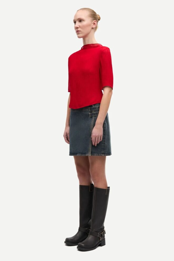 ROCK SABETHY BUCKLE SKIRT 15767 OAK