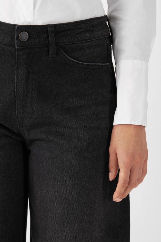 JEANS ASH BARREL F01 0557 BLACK DENIM