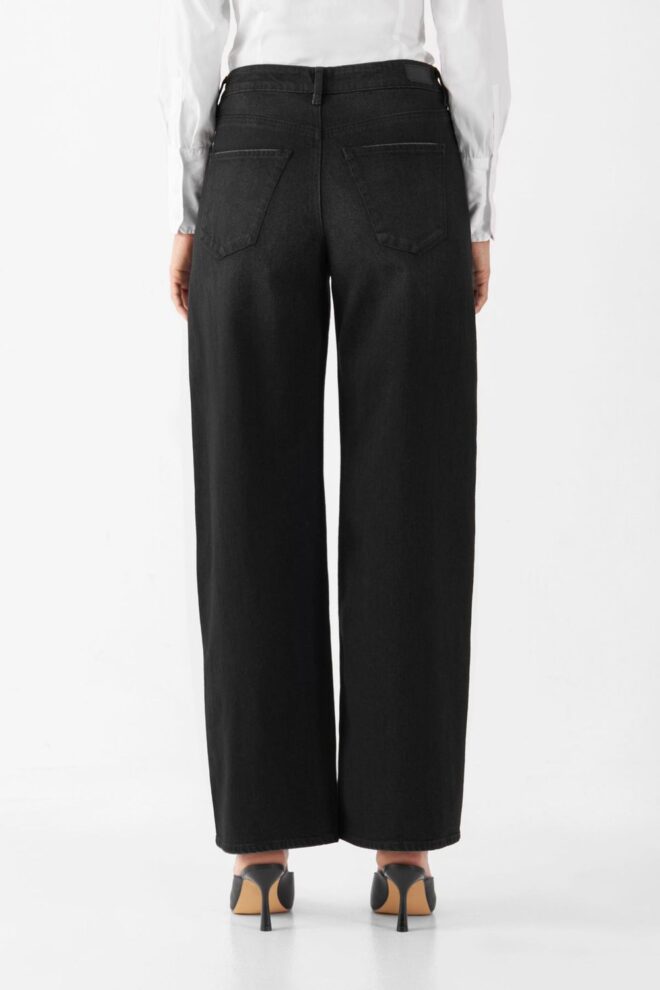 JEANS ASH BARREL F01 0557 BLACK DENIM