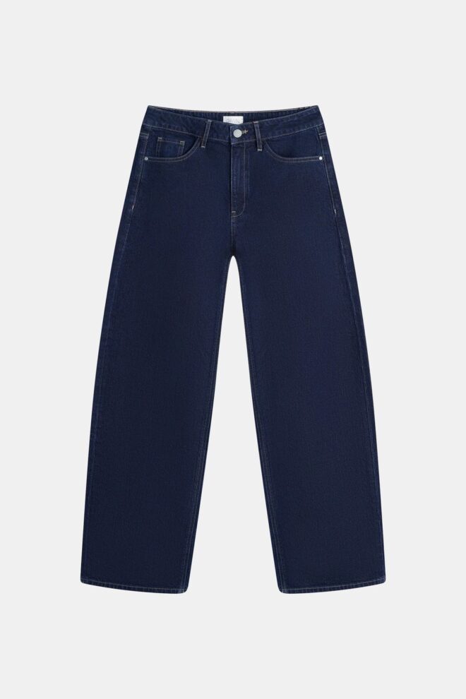 JEANS ASH BARREL F01 0628 DARK BLUE