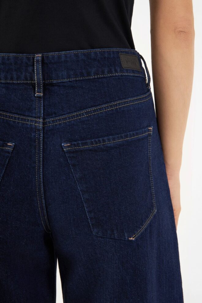 JEANS ASH BARREL F01 0628 DARK BLUE