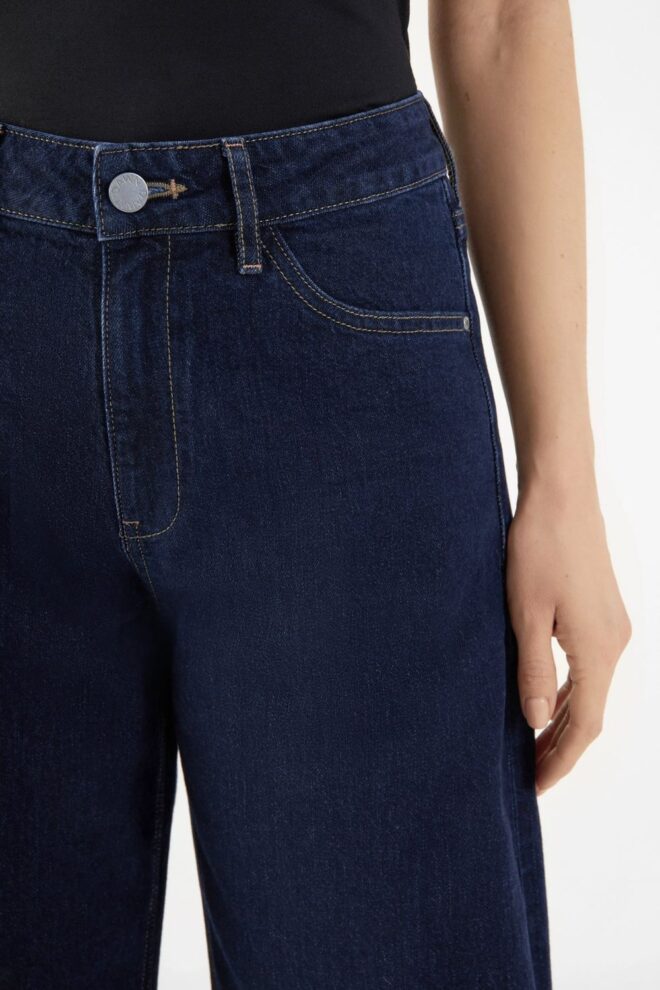 JEANS ASH BARREL F01 0628 DARK BLUE