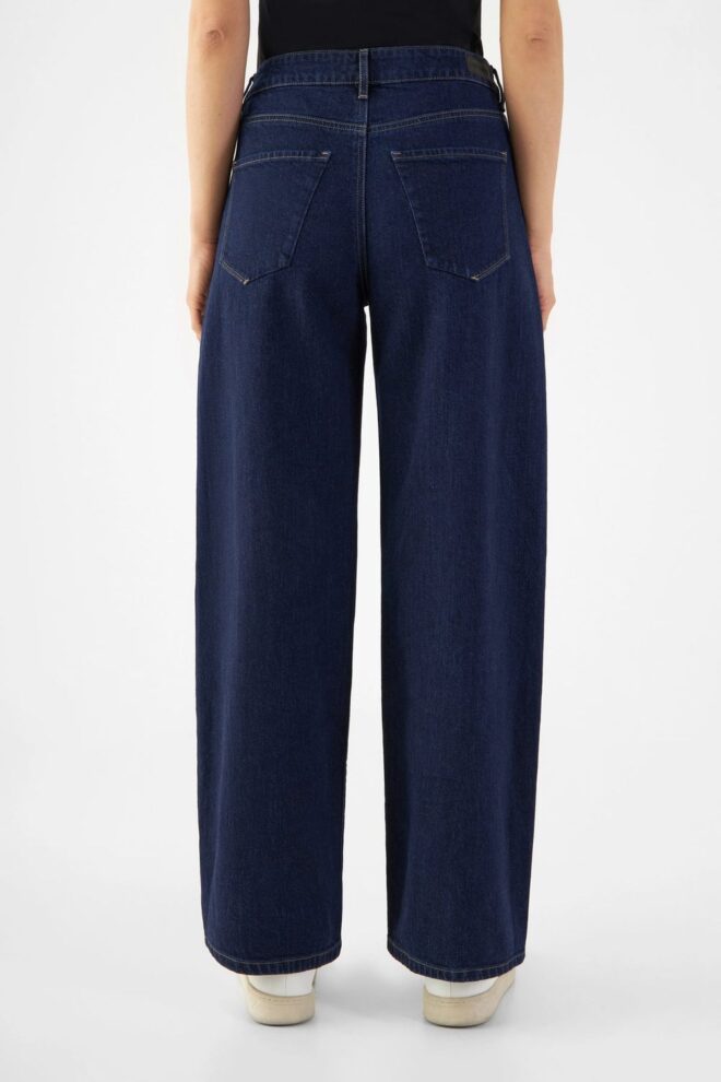 JEANS ASH BARREL F01 0628 DARK BLUE