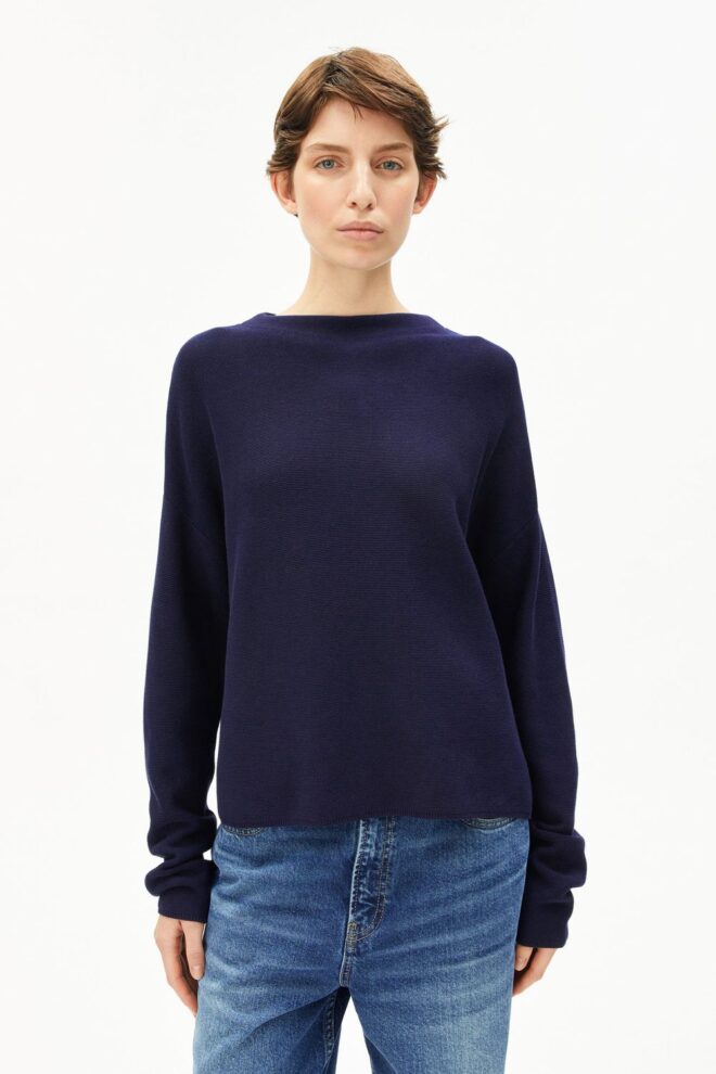 PULLOVER 30005155 MERINAA 3232 TINTED NAVY
