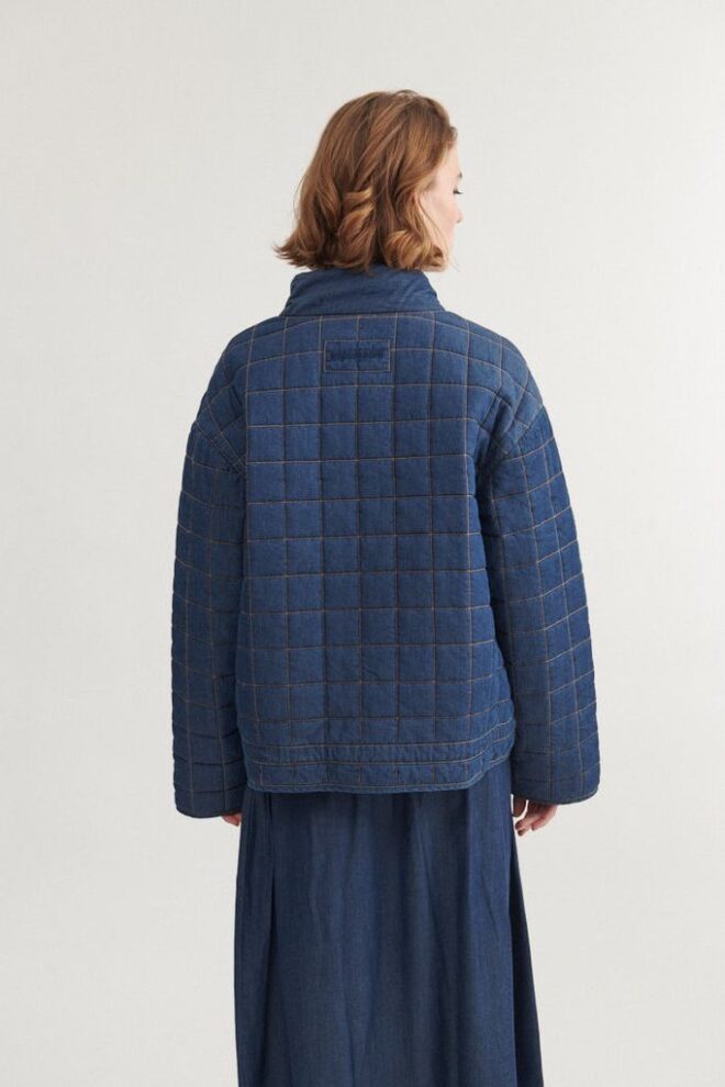JACKE BINE BOMBER MID BLUE
