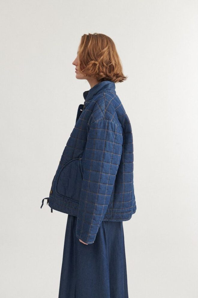 JACKE BINE BOMBER MID BLUE