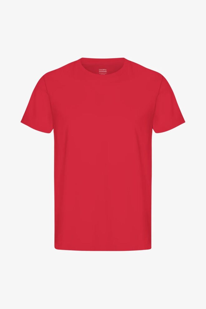 SHIRT CLASSIC ORGANIC TEE SCARLET RED