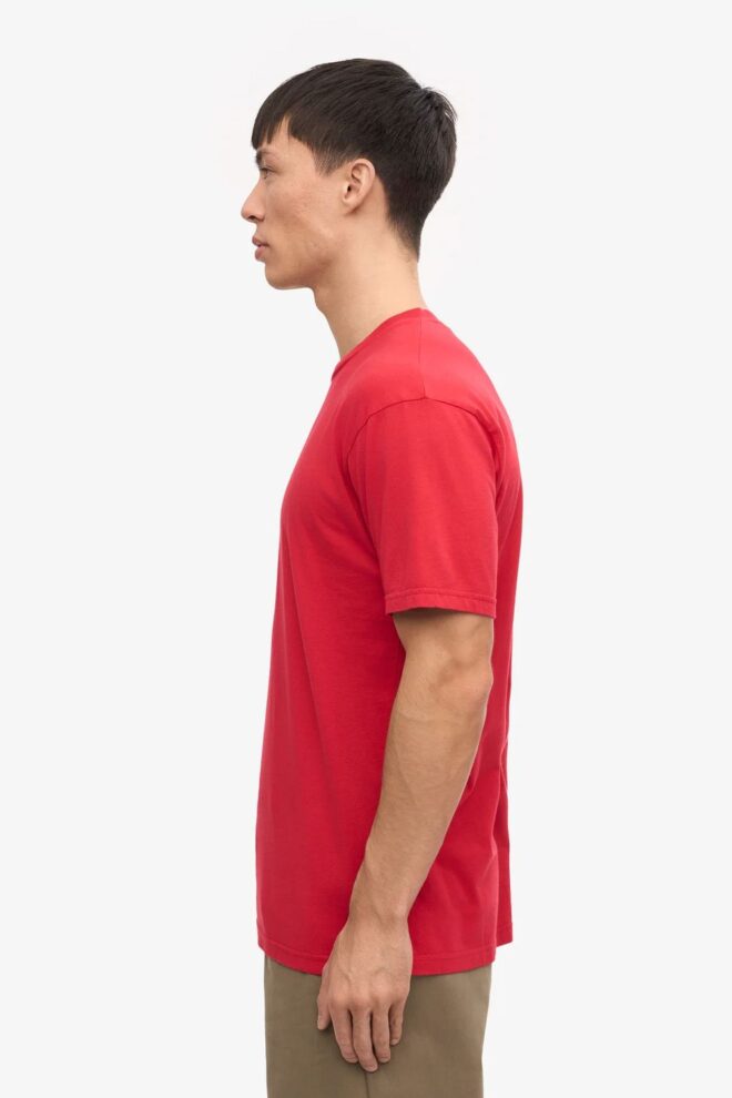 SHIRT CLASSIC ORGANIC TEE SCARLET RED