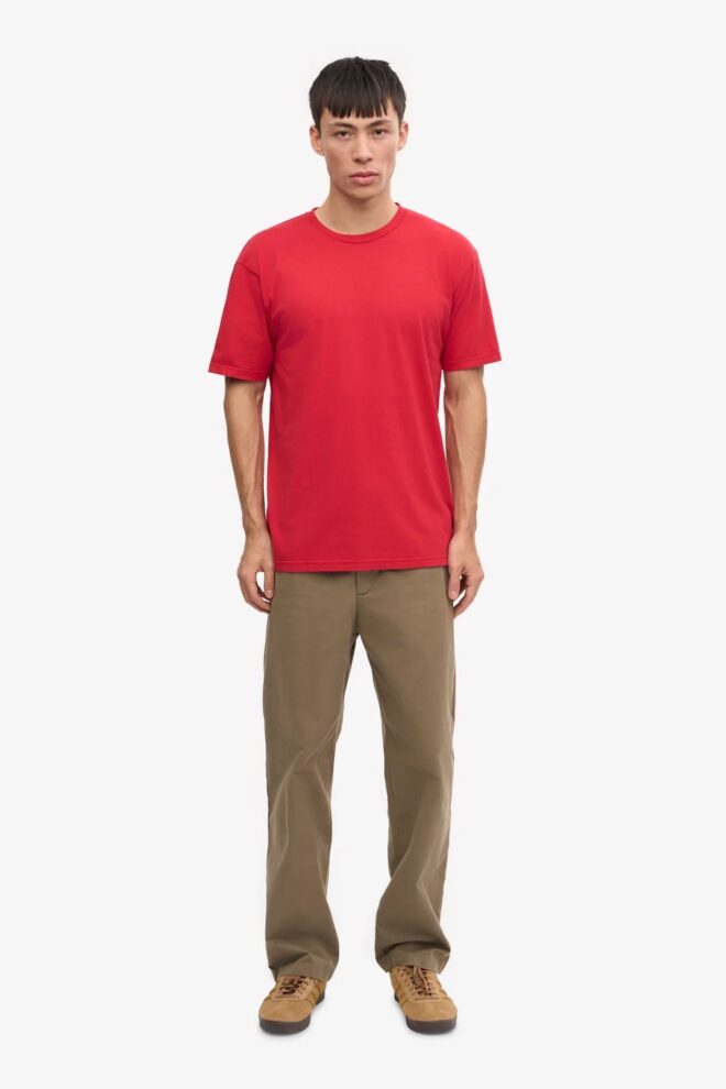 SHIRT CLASSIC ORGANIC TEE SCARLET RED