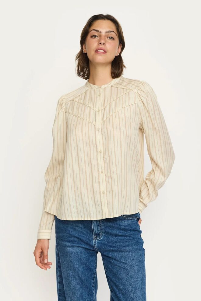 BLUSE SRCHARLOTTE BLOUSE ARCTIC