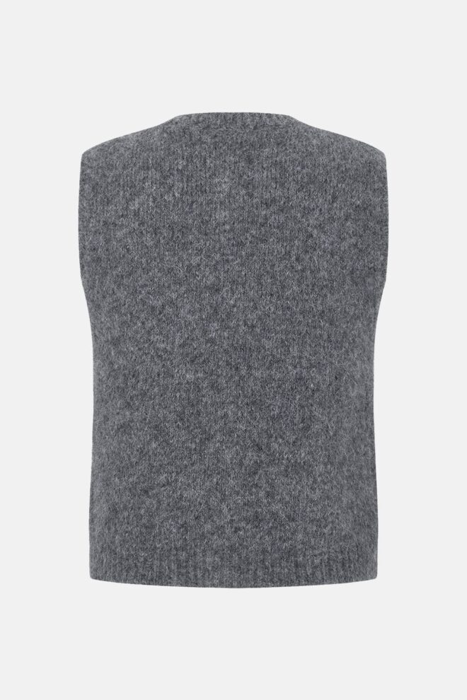 GILET SRCAMILLA VEST DARK GREY