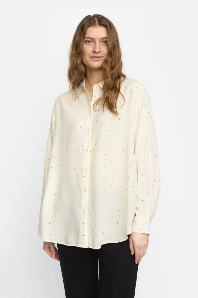 BLUSE SRMARGOT DOT SHIRT ARCTIC WOLF