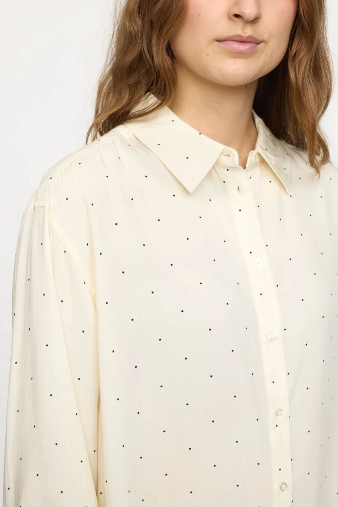 BLUSE SRMARGOT DOT SHIRT ARCTIC WOLF