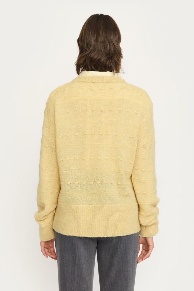 PULLOVER SRELENA KNIT REED YELLOW