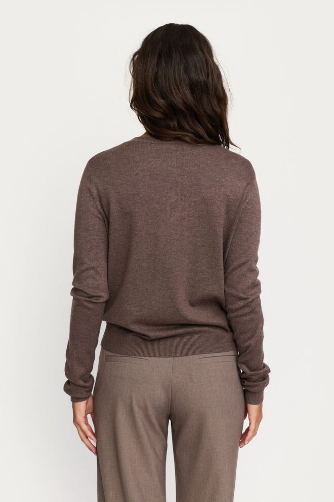 WESTE SRMARLA CARDIGAN KNIT COFFE