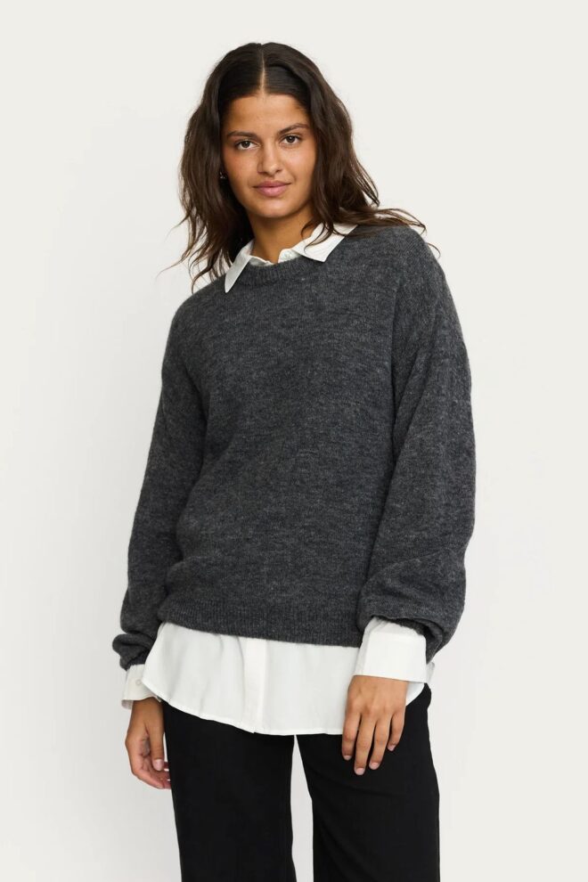 WESTE SRALISON O-NECK DARK GREY