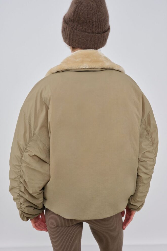JACKE CAMDEN BOMBER PALE OLIVE
