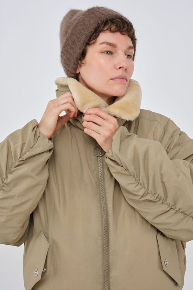 JACKE CAMDEN BOMBER PALE OLIVE