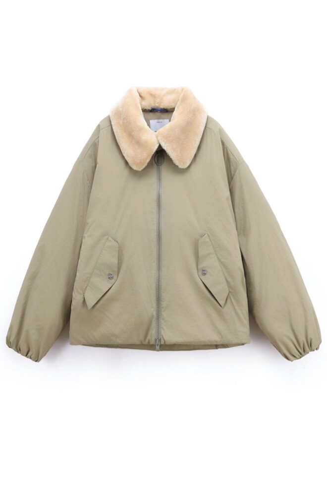 JACKE CAMDEN BOMBER PALE OLIVE