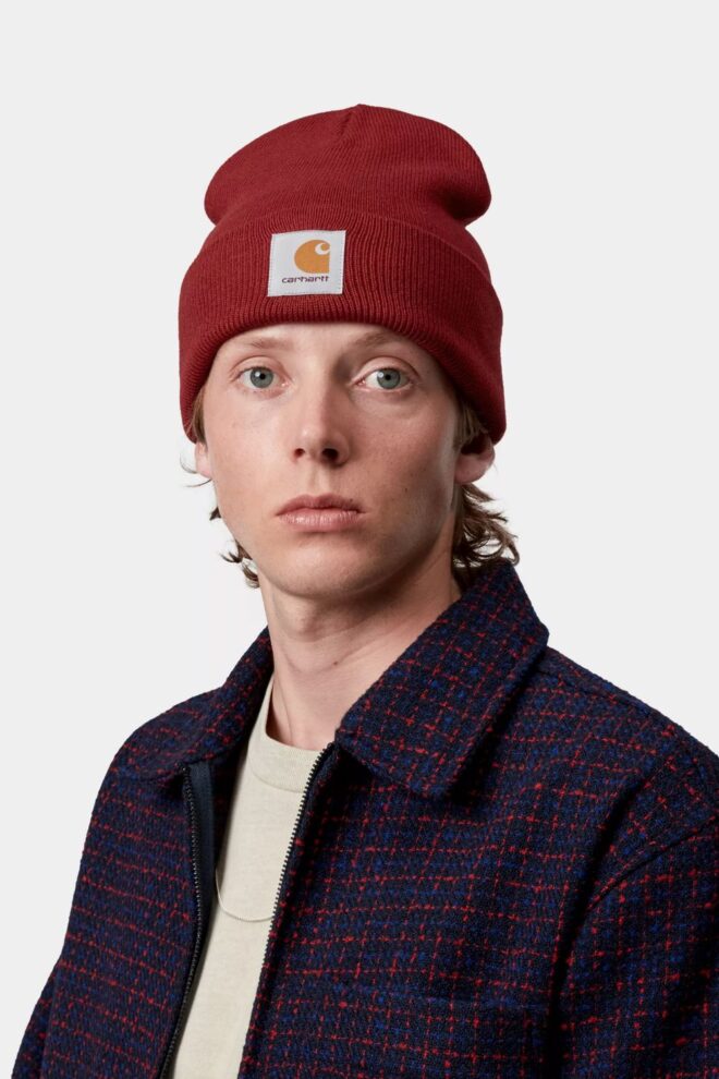 MÜTZE SHORT WATCH HAT SCARLET