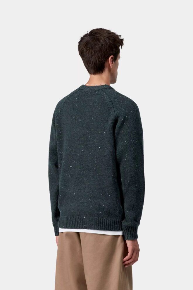 SWEATSHIRT ANGLISTIC SWEATER DEEP LAGOON
