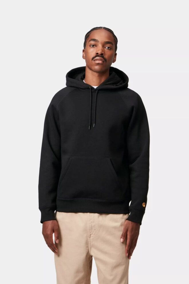 HOODIE HOODED CHASE SWEAT BLACK/GOLD